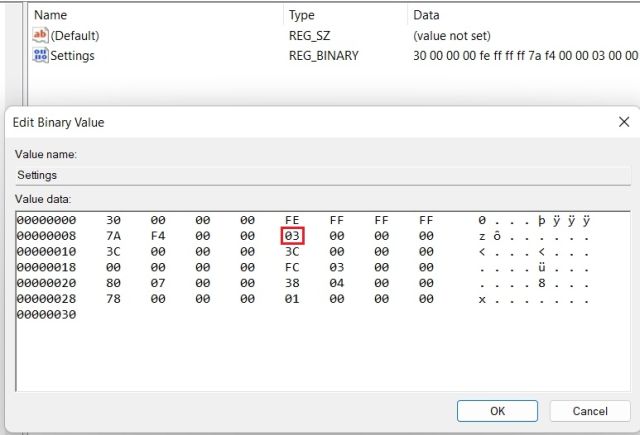 3. విండోస్ 11లో టాస్క్బార్ను పైకి లేదా వైపుకు తరలించండి